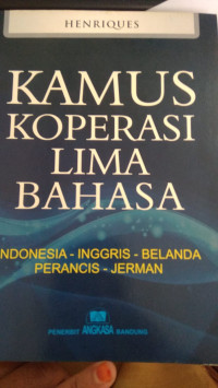 KAMUS KOPERASI LIMA BAHASA